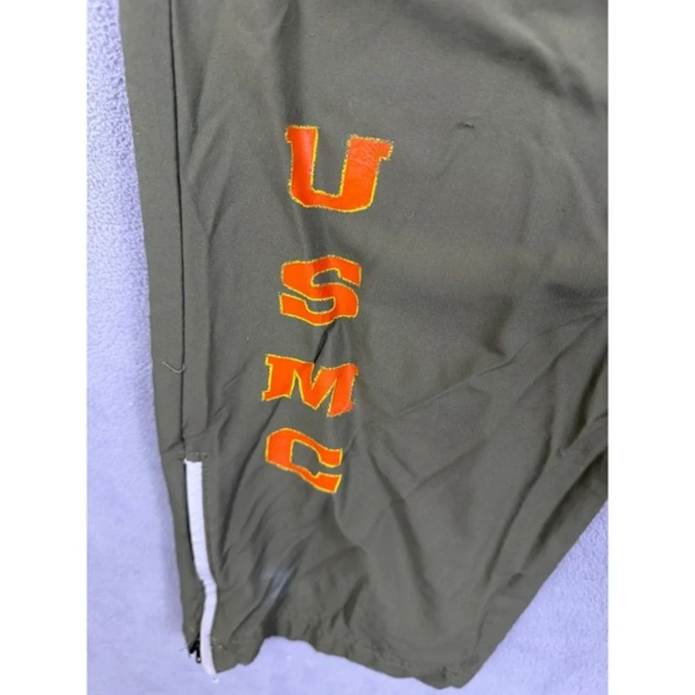 New Balance Mens Large Long USMC Marine Corps Pants Running Suit PT Vented‎